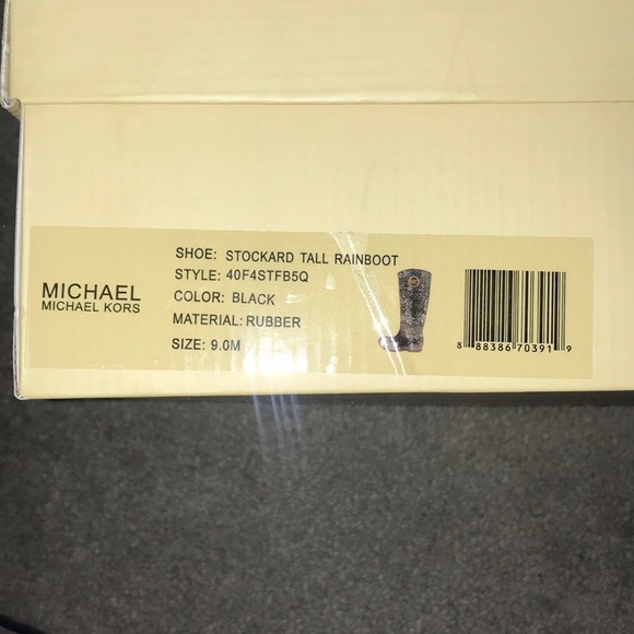 Michael Kors rain boots - Picture 3 of 3
